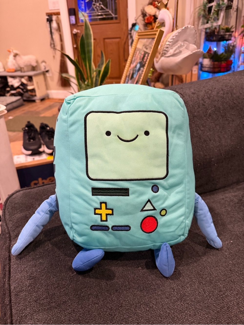 Adventure time BMO gaming pillow